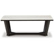 Ashley Fana Cocktail Coffee Table | Marble | Rectangular 48’’ Espresso Brown BM327377