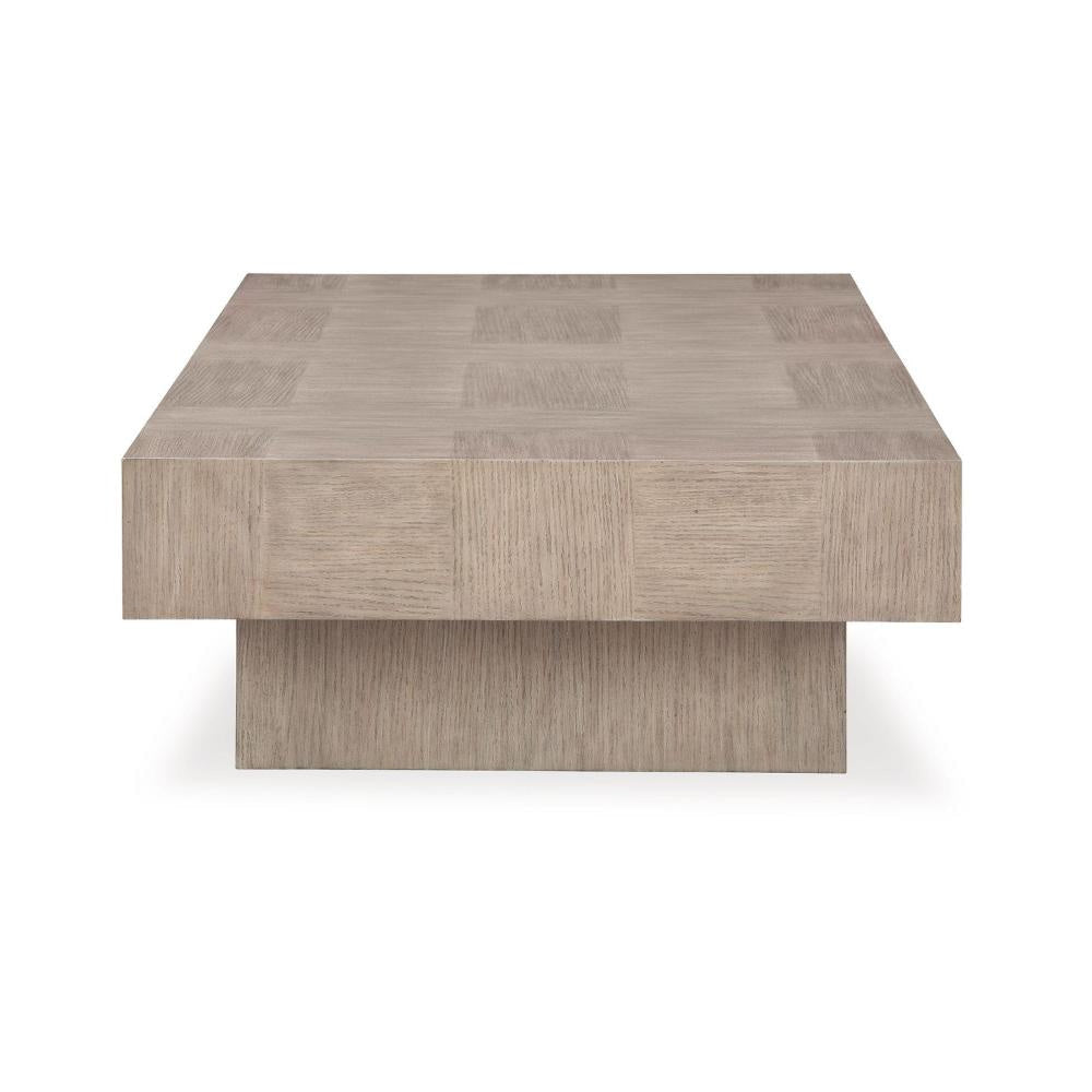 Ashley Laina Coffee Table | Light Grayish Brown Hardwood | Rectangular 60’’ BM327388
