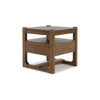 Ashley Cabal Square Side End Table | Drawer | Shelf | Light Brown Wood | 24’’ BM327399