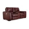 Ashley Sanco Power Recliner Loveseat | USB | Red Brown Grain Leather | 84’’ BM327404