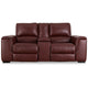Ashley Sanco Power Recliner Loveseat | USB | Red Brown Grain Leather | 84’’ BM327404