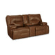 Ashley Cesca Power Recliner Loveseat | Plush Auburn Brown Real Leather | 82’’ BM327406