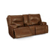 Ashley Cesca Power Recliner Loveseat | Plush Auburn Brown Real Leather | 82’’ BM327406