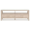 Ashley Mooran Large TV Media Console | Shelf | 2 Drawers | Brown Beige | 71’’ BM327408