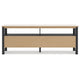 Ashley Mooran Large TV Media Console | Shelf | 2 Drawers | Black | White 71’’ BM327409