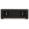 Ashley Galli Large TV Media Console | 2 Drawers | 4 Shelf | Black Wood | 80’’ BM327416