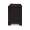 Ashley Galli Large TV Media Console | 2 Drawers | 4 Shelf | Black Wood | 80’’ BM327416