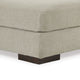 Ashley Lynde Oversized Accent Ottoman | Beige Polyester | Foam Cushion | 51’’ BM327418