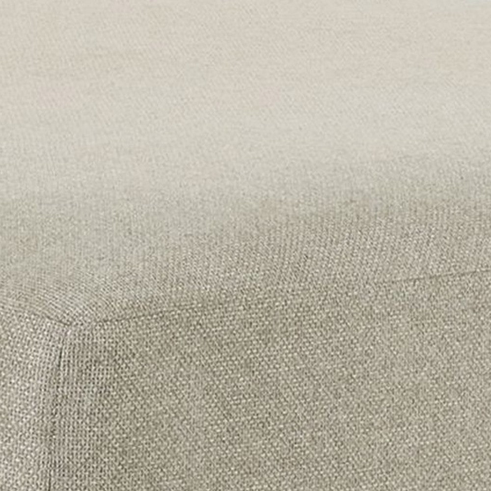 Ashley Lynde Oversized Accent Ottoman | Beige Polyester | Foam Cushion | 51’’ BM327418