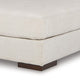 Ashley Lynde Oversized Accent Ottoman | White Polyester | Foam Cushion | 51’’ BM327419