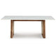 Ashley Wrenn Cocktail Coffee Table | Marble | Rectangular 48’’ Brown Wood BM327427