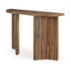 Ashley Anny Sofa Console Table | Curved Plinth Base | 52’’ Brown Oak Wood BM327430