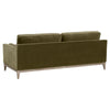 Kit Sofa 86 Inch Smooth Textured Design Oak Wood Brown Finish BM327448
