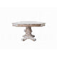 Antoine Dining Table, Carved Double Pedestal, 94-136 Inch, Pearl White