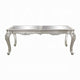Bowe Dining Table 80-96 Inch Mirrored Classic Champagne Silver Wood BM327549