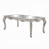 Bowe Dining Table 80-96 Inch Mirrored Classic Champagne Silver Wood BM327549
