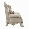 Mas Ornate Sofa, 7 Accent Pillows, Classic Champagne Gold and Beige