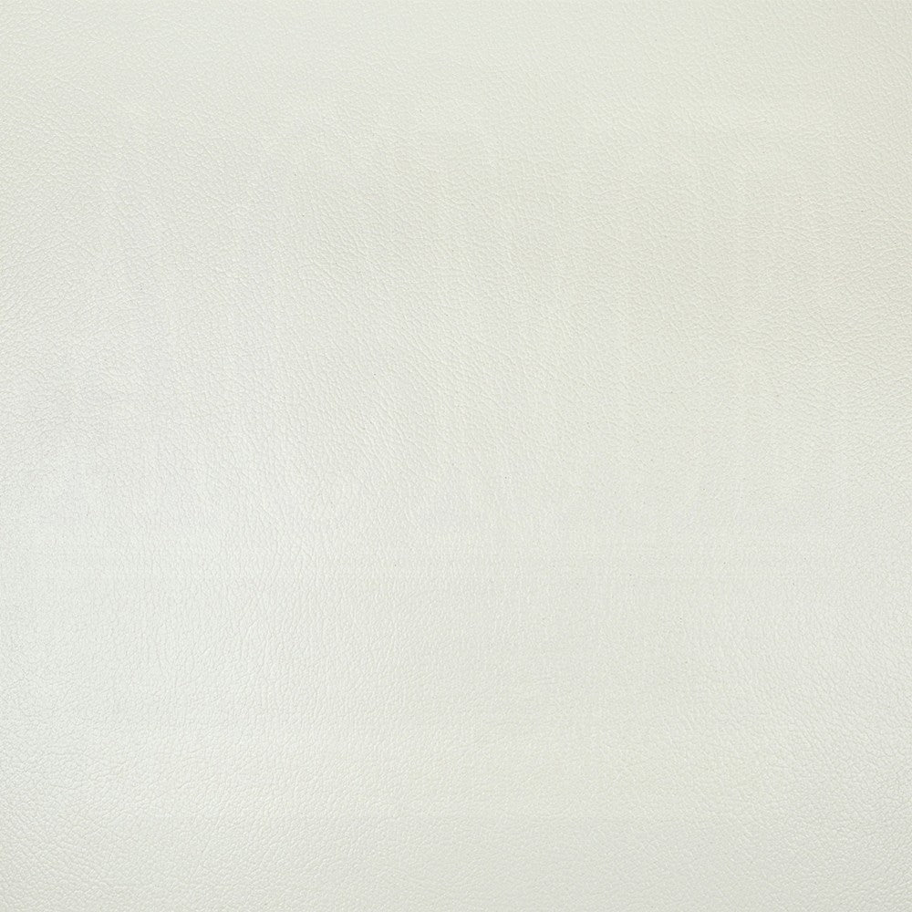 Rox Ornate Sofa 7 Accent Pillows Silver Tufted White Faux Leather BM327596