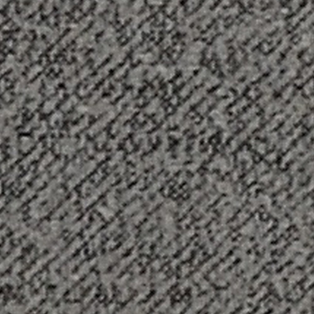 Kei 3pc Sectional Sofa 9 Pillows Curved Frame Gray Boucle Fabric BM327608