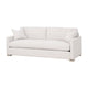 Sofa Queen Size Sleeper Bed 86 Inch 2 Throw Pillows White Finish BM327647