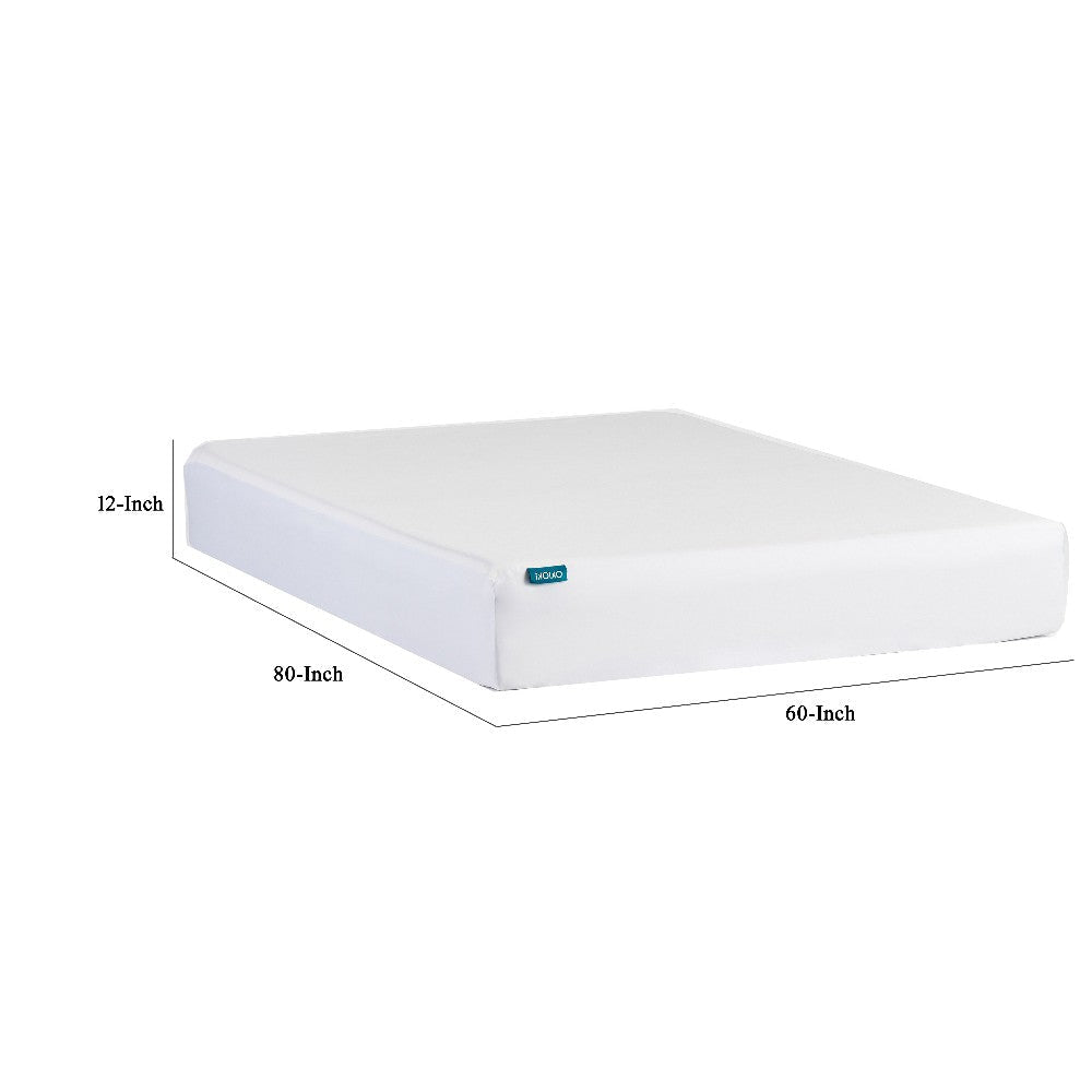 Queen Mattress Protector Pocket Design Waterproof Cream White Fabric BM327708