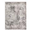 Ashley Shawn 8 x 10 Large Area Rug | Black and Gray Woven Abstract Pattern