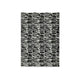 Ashley Shaw 10 x 14 Extra Large Area Rug | Black and Ivory Abstract Design