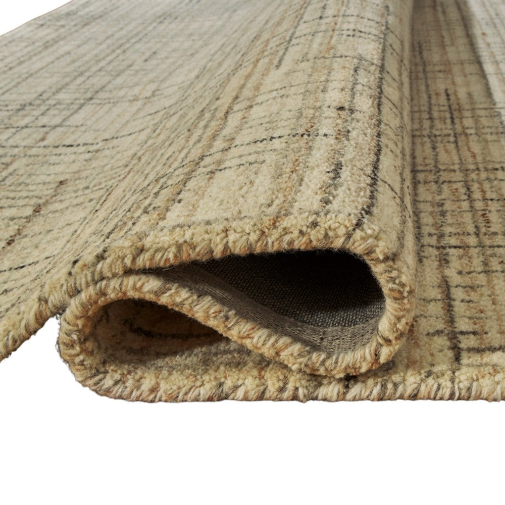 Ashley Stena 5 x 7’’ Medium Area Rug | Abstract Pattern | Ivory Gray Tan BM327751