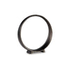 Ashley Dalie Sculpture | Round Metal Accent Tabletop Size | 12" | Black