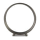 Ashley Dalie Sculpture | Round Metal Accent Tabletop Size | 12’’ | Silver