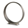 Ashley Dalie Sculpture | Round Metal Accent Tabletop Size | 12’’ | Silver