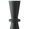 Ashley Loci Accent Vase | 30’’ Hourglass Design | Textured Black Polyresin BM327759
