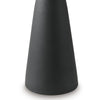 Ashley Loci Accent Vase | 30’’ Hourglass Design | Textured Black Polyresin BM327759