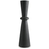 Ashley Loci Accent Vase | 40" Hourglass Design | Textured Black Polyresin