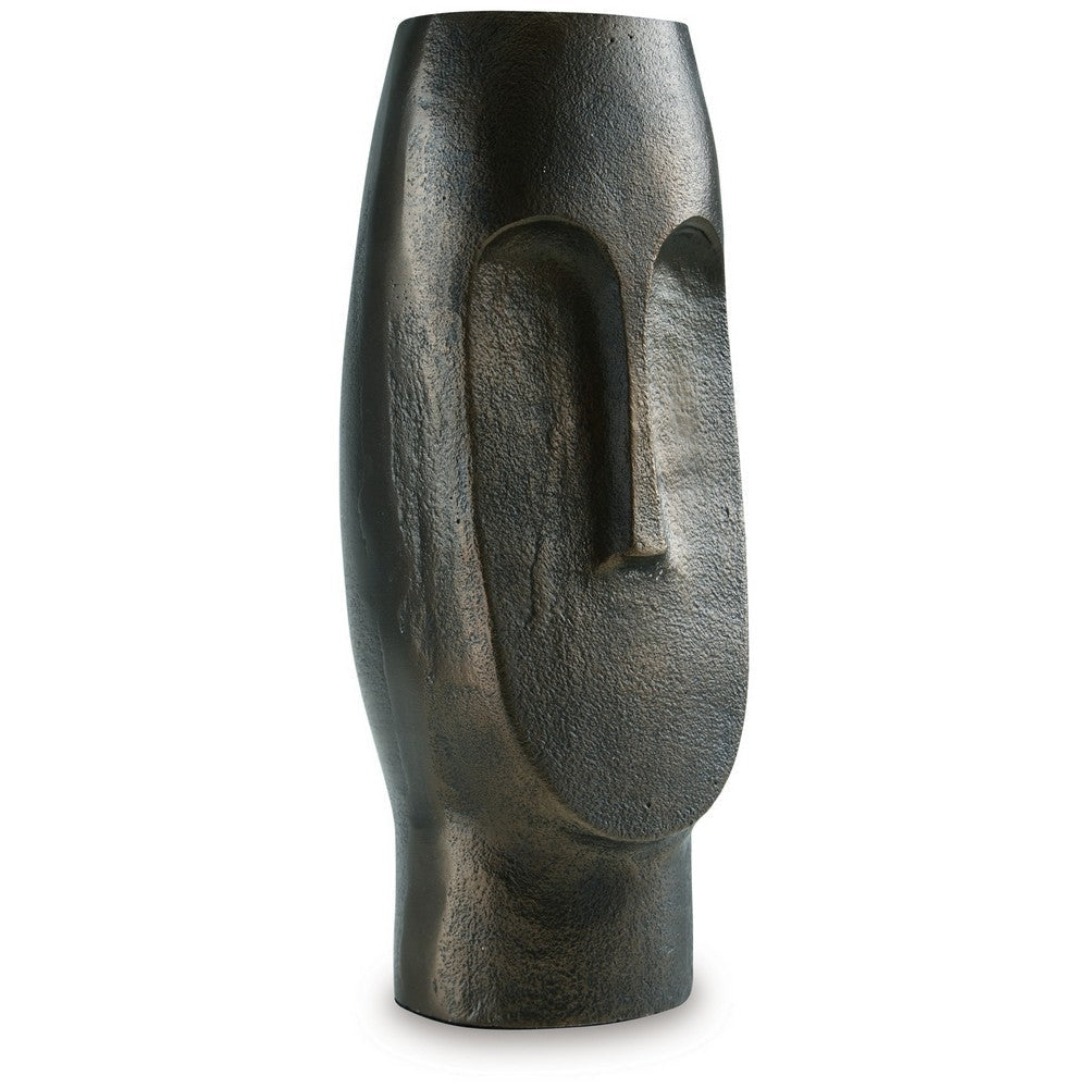 Ashley Vase | Abstract Decorative Figurine of a Head | 13’’ Bronze Aluminum BM327763