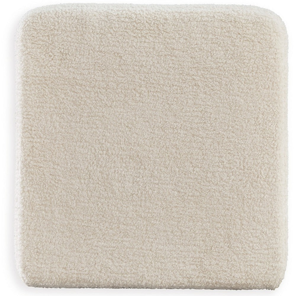 Ashley Accent Bench | 71’’ | Plush Faux Shearling Upholstery | Ivory White BM327766