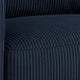 Ashley Lipo Swivel Accent Chair | Blue Corduroy | 30’’ | Plush Cushions BM327770