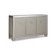 Ashley Sideboard Cabinet | Mirrored Top | 54" | Adjustable Shelves | Silver
