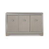 Ashley Sideboard Cabinet | Mirrored Top | 54’’ | Adjustable Shelves | Silver BM327775
