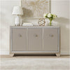 Ashley Sideboard Cabinet | Mirrored Top | 54’’ | Adjustable Shelves | Silver BM327775