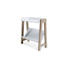 Ashley Arid Bookshelf Side Table | 29’’ | Gallery Rail | Light Brown | White BM327778