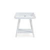 Ashley Arid Accent Table | 22’’ | Gallery Rail Tray Top | White Wood BM327779