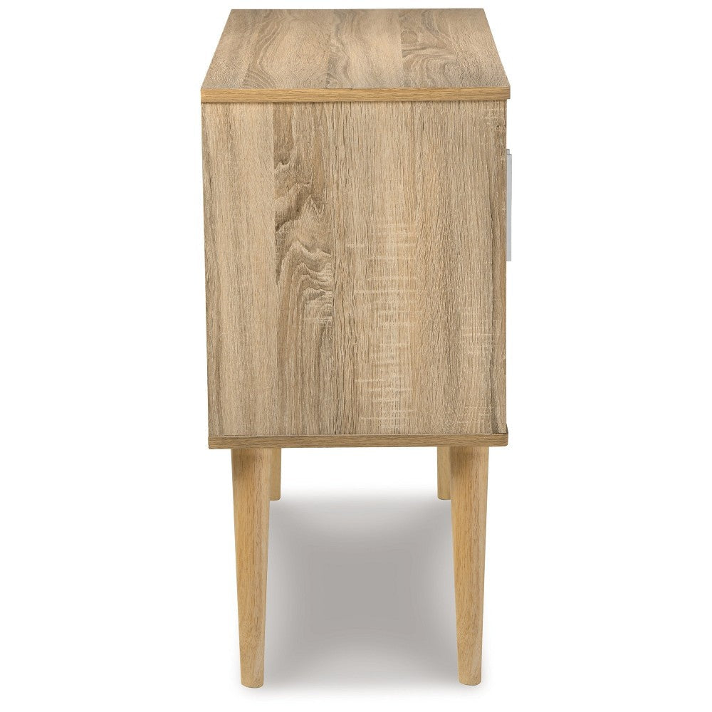 Ashley Kior Accent Cabinet Console | 2 Doors w Adjustable Shelf | White 32’’ BM327787