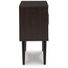 Ashley Kior Accent Cabinet | 2 Doors w Adjustable Shelf | Dark Brown 32’’ BM327788