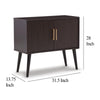 Ashley Kior Accent Cabinet | 2 Doors w Adjustable Shelf | Dark Brown 32’’ BM327788