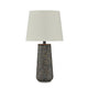 Ashley Roe Table Lamp Set of 2 | Antique Black Textured Metal | Drum Shade BM327797