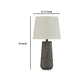 Ashley Roe Table Lamp Set of 2 | Antique Black Textured Metal | Drum Shade BM327797