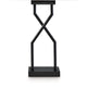 Ashley Table Lamp Set of 2 | Empire Fabric Shade | Black Geometric Base w USB BM327798