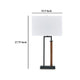 Ashley Table Lamp Set of 2 | Curved Wired Bronze Base | Beige Fabric Shade BM327802