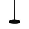 Ashley Mney Floor Lamp | Adjustable Arm | White Drum Shade | 60’’ Black Metal BM327803